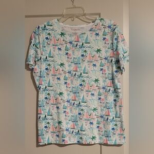 Women's Nautical Theme short sleeve Tee